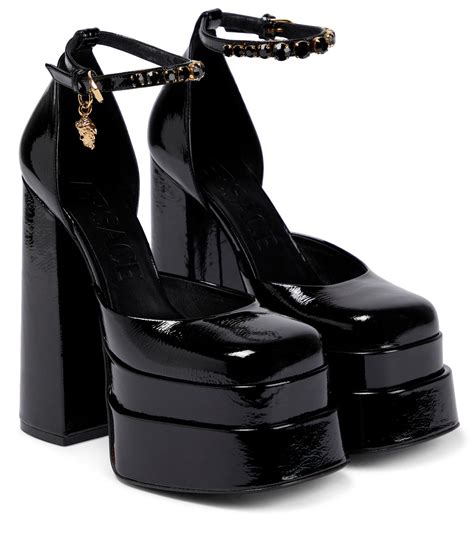 medusa platform versace|Versace Medusa aevitas pumps.